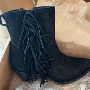 Tecovas The Georgie Midnight Suede Sz 8 NWT